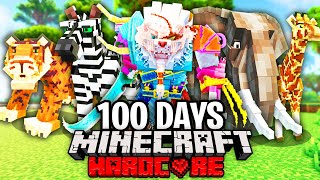 I Survived 100 Days in Madagascar in Minecraft.. Here's What Happened..