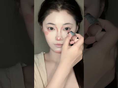 极简化妆｜中式淡彩粉色妆容 #清冷感 #美妆 #新中式#春日露水妆#潮妆研究所