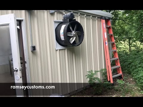 Home Built Paint Booth Overview and Walk Through