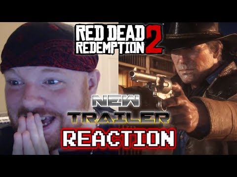 KRIMSON KB REACTS: COWBOYS, YA'LL!! - RED DEAD REDEMPTION 2 TRAILER