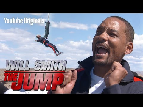 ウィル・スミスが50歳の誕生日バンジージャンプに反応 (Will Smith Reacts to His 50th Birthday Bungee Jump)
