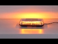 LED rampa 12/24V - 72x SMD LED oranžová ECE R10/R65 magnetická (280x165x58mm) - Video Youtube