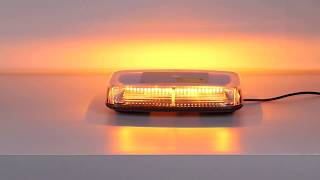 Rampa oranžová, 72x SMD LED, magnet, 12-24V, 280mm, ECE R65