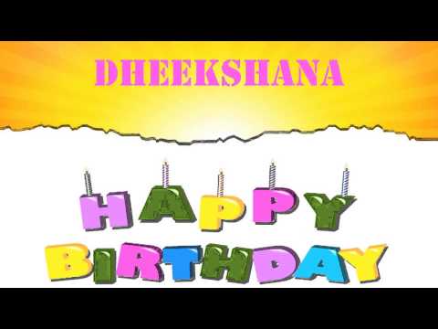 Dheekshana   Wishes & Mensajes - Happy Birthday