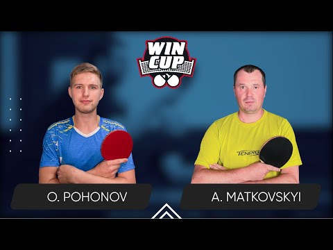 19:45 Oleksandr Pohonov - Andrii Matkovskyi West 4 WIN CUP 30.01.2024 | TABLE TENNIS WINCUP