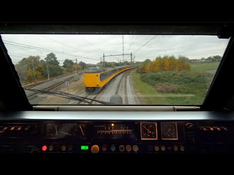 The longest train ride without a stop in NL: Utrecht - Groningen TRAIN DRIVER'S POV ICM 27okt 2020