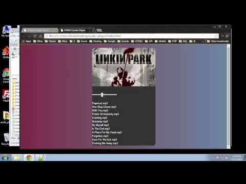 Projects in HTML5 – Chapter 44 – Audio Player UI   CSS Part 1