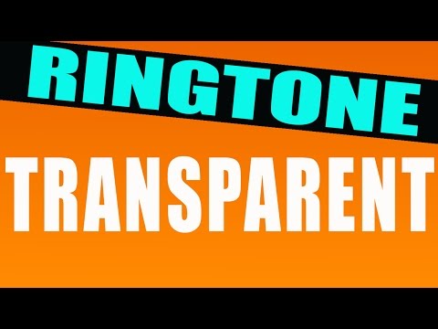 Transparent Ringtone and Alert Video
