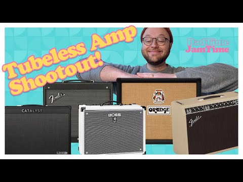 Tubeless Amps - BOSS Katana v Fender GTX v Line 6 Catalyst v Fender Tone Master v Orange Super Crush