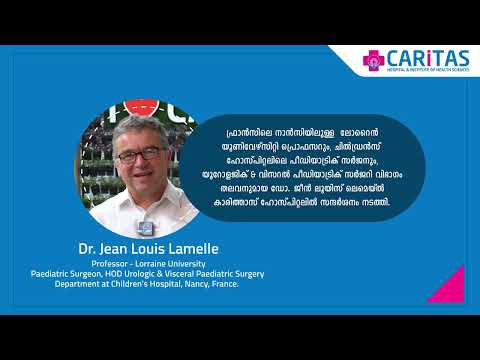 Lorain University Professor, Dr. Jean-Louis Lemaille visited the Caritas Hospital.