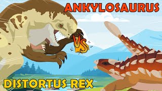 Distortus Rex vs Ankylosaurus | Distortus Rex vs Dinosaurs Level Challenge [S1] | Dino Animation