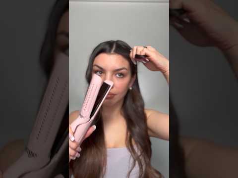 Stop curling your bangs like this #hairhack #hair