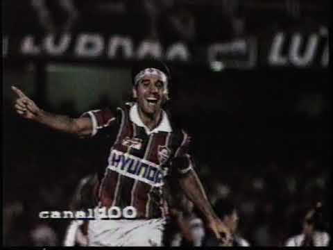 FLUMINENSE 3x2 FLAMENGO - Campeonato Carioca 1995 (Decisão) -Dois últimos gols - Canal 100 -Manchete