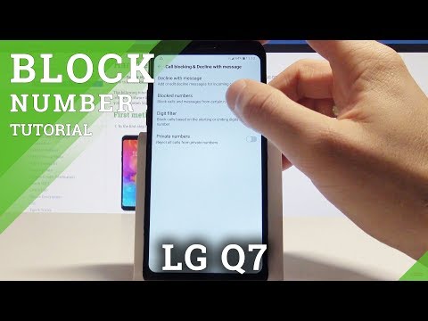How to Block Calls on LG Q7 - Block Number / Block Messages