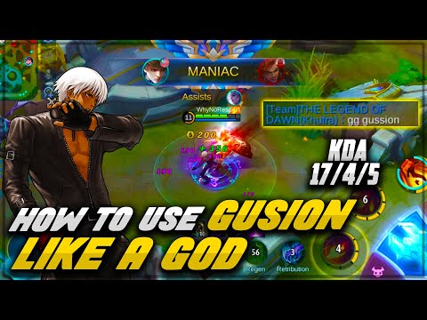 My Gusion Died A Lot, But Kill Like A God | Maniac! | Gusion Rank Gameplay | Mobile Legends