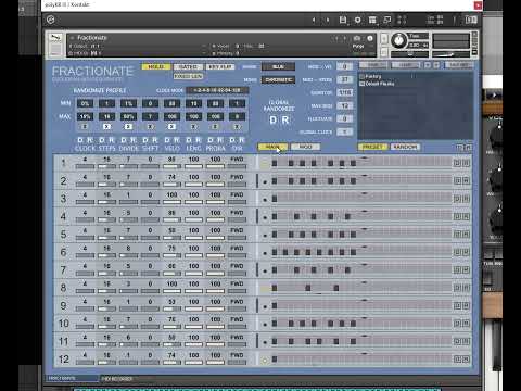 Fractionate for Kontakt v1.1 update adds Modulation & CC Sequencers