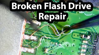 Broken USB Flash Drive Repair and Data Recovery