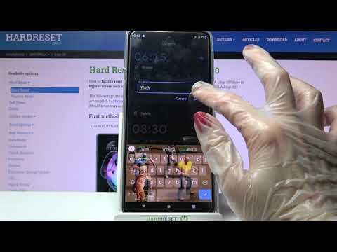 How to Add an Alarm Clock in Motorola Edge 20 - Set up an Alarm Clock