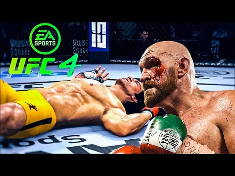 BRUCE LEE VS TYSON FURY | UFC 4 BRUTAL FIGHT | UFC 4 | UFC 4 2021 | EA SPORTS UFC 4