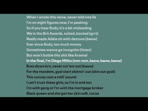 Tion Wayne x Russ Millions - We Won (Lyrics)