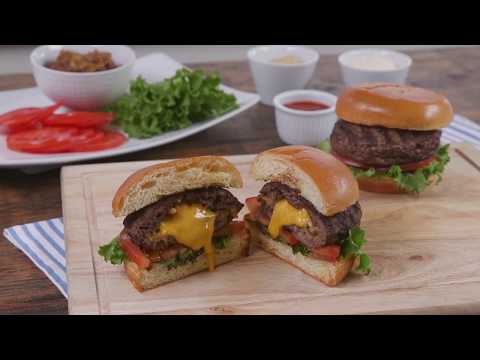 Cheesy ‘Juicy Lucy’ Burger Recipe