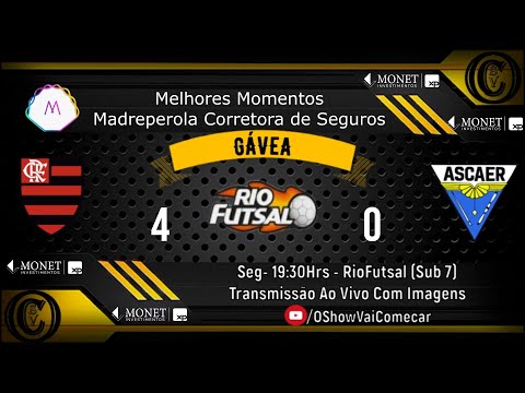 melhores Momentos Madreperola Flamengo 4 x 0 Ascaer - Sub 7 - Rio Futsal