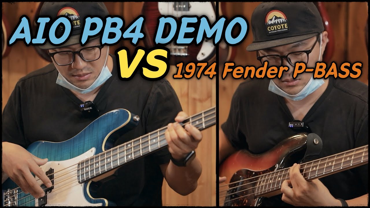 AIO PB4 Demo // 1974 Fender Pbass VS $489 AIO Pbass? 🎸
