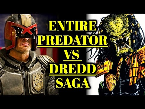 Entire Predator vs Judge Dredd Saga - When The Ultimate Hunter Came To Mega-City One
