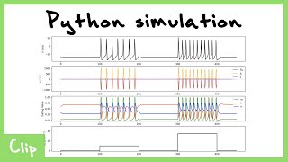 Python Simulation Of The Hodgkin-Huxley Model