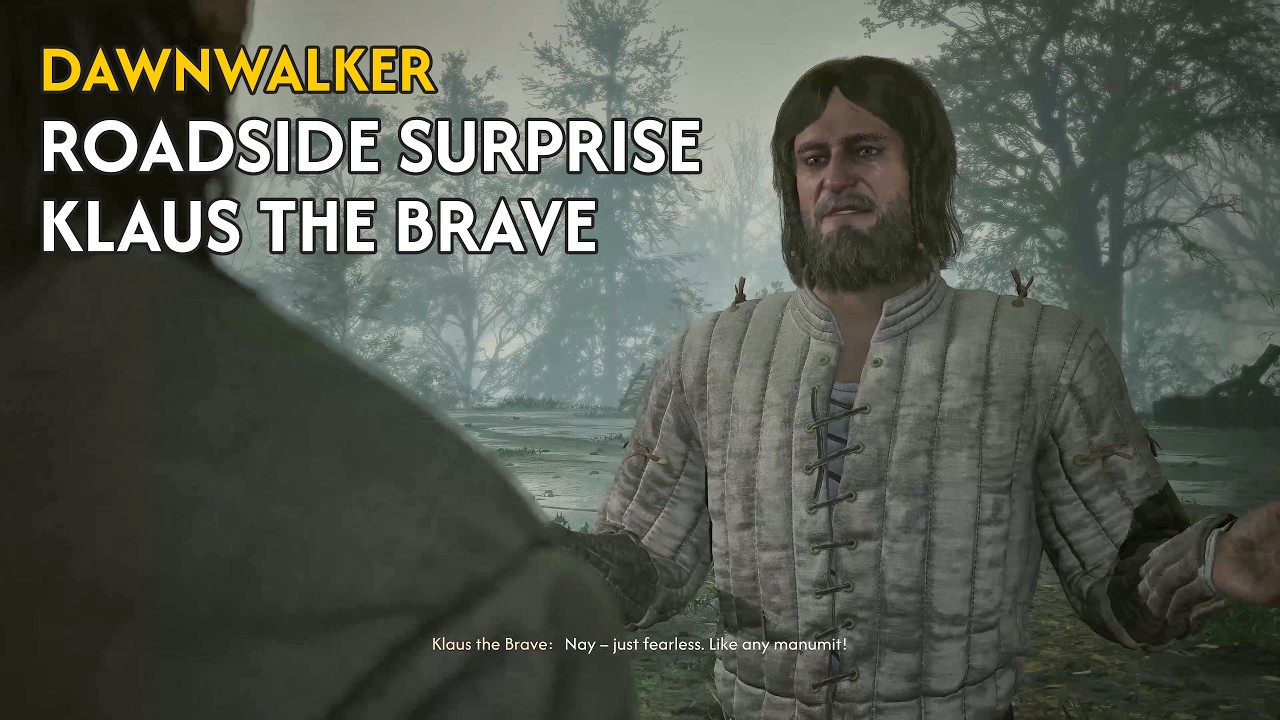Dawnwalker: Roadside Surprise, Klaus the Brave Quest Video Walkthrough - Video Guide