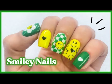 Haciendo una manicura «FRANKENSTEIN» con SMILEYS 🙂