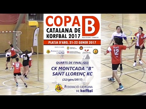 Montcada B - SLKC (1/4 Copa B 2017) Fed.Cat.Korfbal