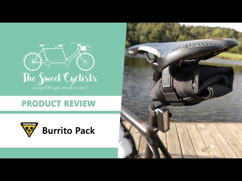 Topeak Burrito Pack Saddlebag Review - feat. 3 Compartments + Top Tube Mounting + Water Repellent