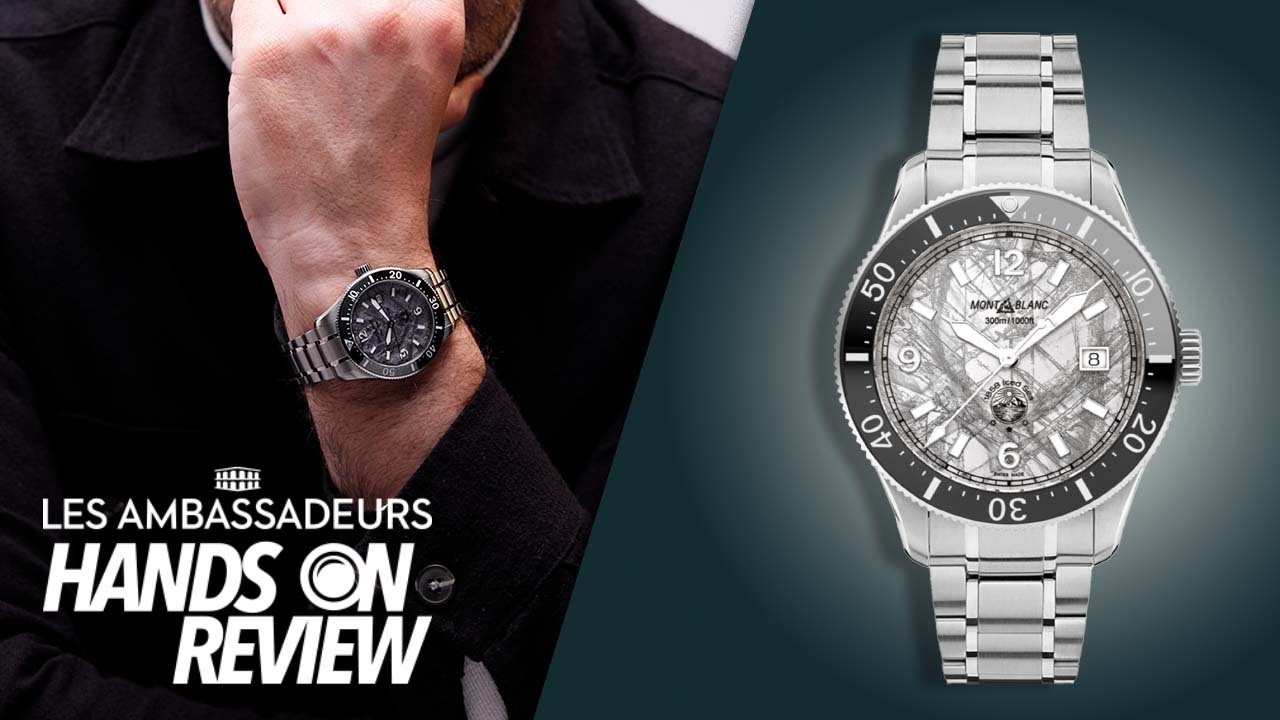 Hands on: Montblanc 1858 Iced Sea Automatic Grey Dial - Dive in style!