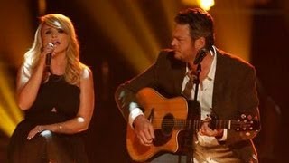 BLAKE SHELTON &amp; MIRANDA LAMBERT &quot;OVER YOU&quot; TRIBUTE &amp; JOSIAH HAWLEY ELIMINATED &quot;THE VOICE&quot;