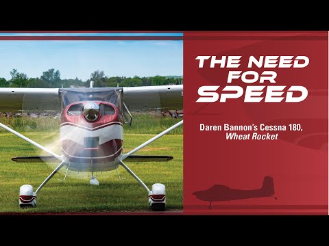 The Need for Speed: Heavily Modified Cessna 180 'Wheat Rocket'