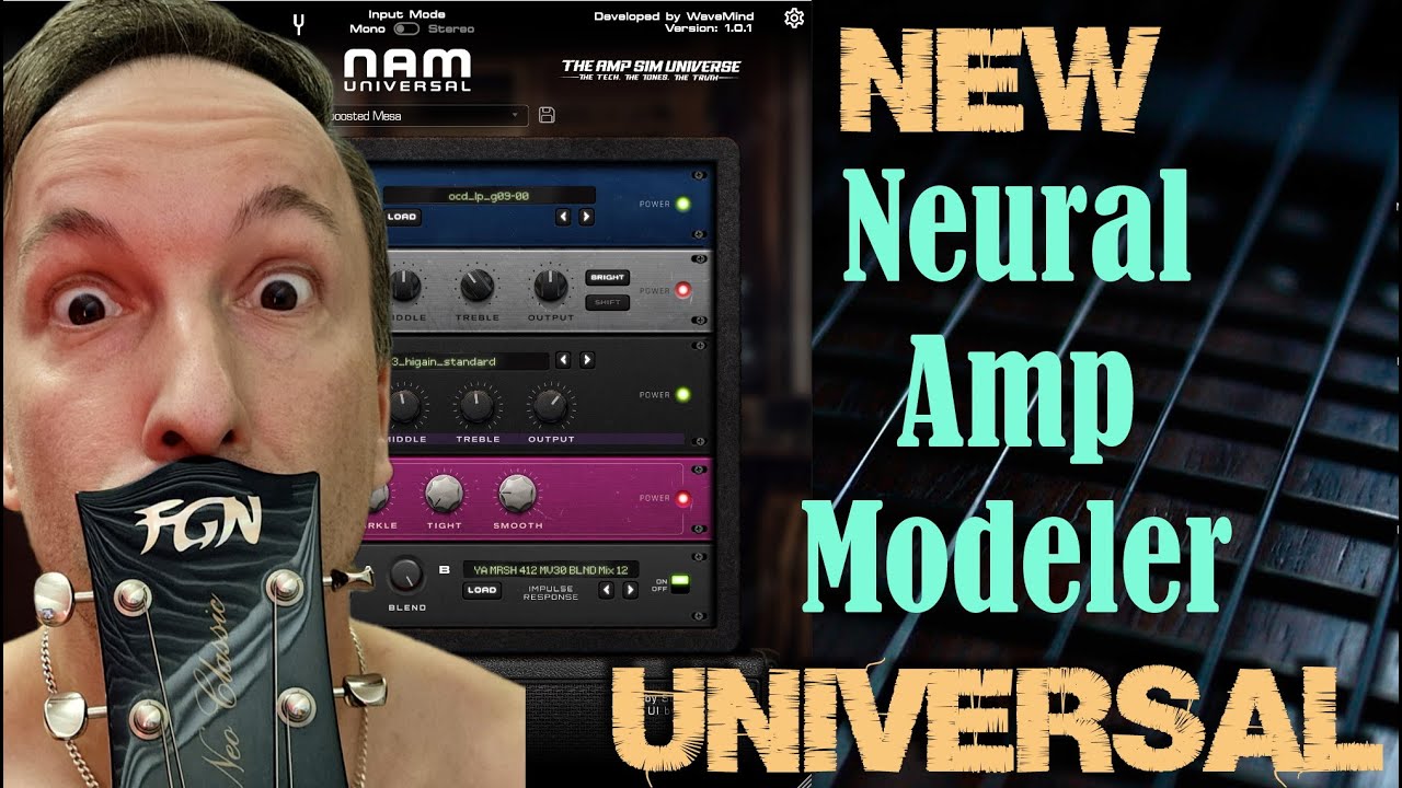 Лучший бесплатный гитарный ОБНОВЛЁН! NAM Universal