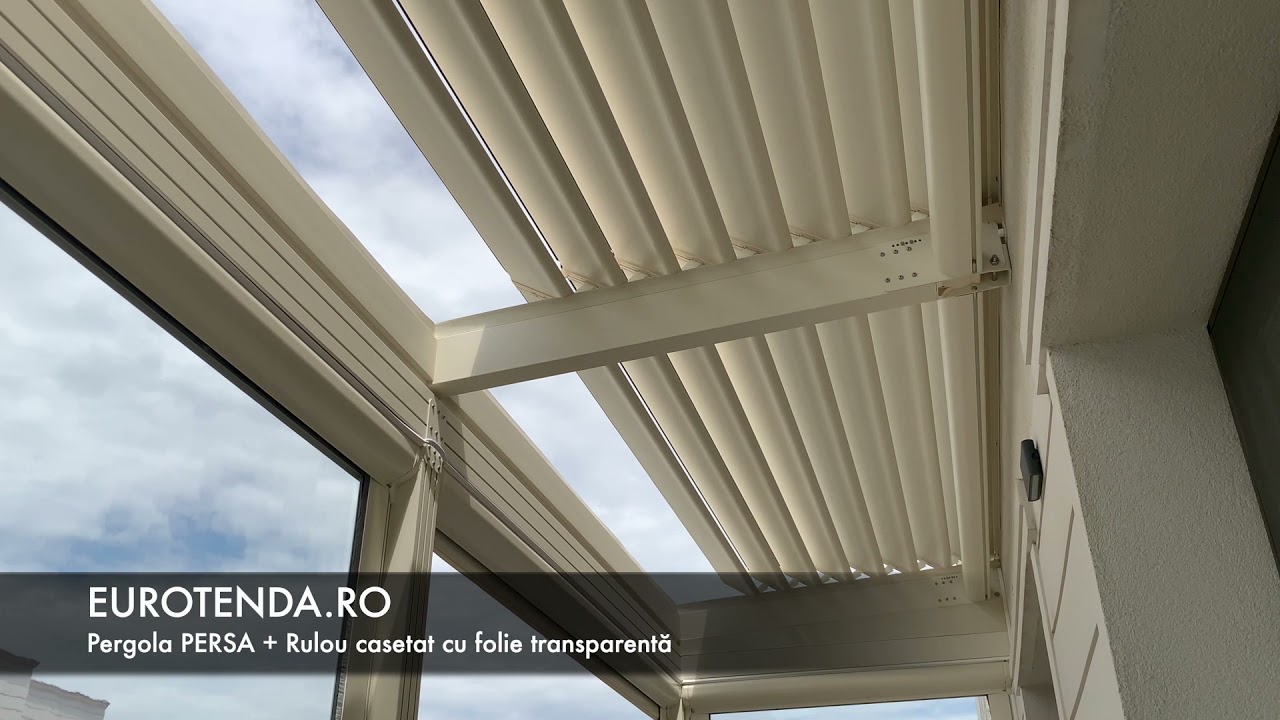 Model Persa 16 Vezi Cum arată o Pergola Retractabilă montată la Balcon - Pergola model Persa - marca Eurotenda