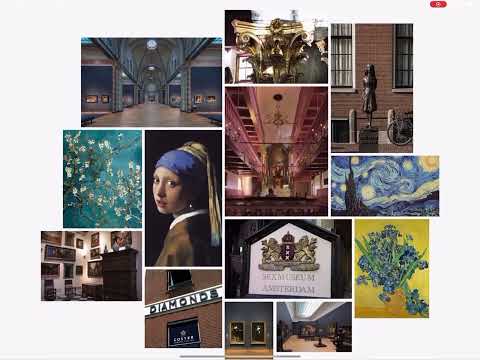 Website Design for the Travel promotions to Amsterdam (ru)