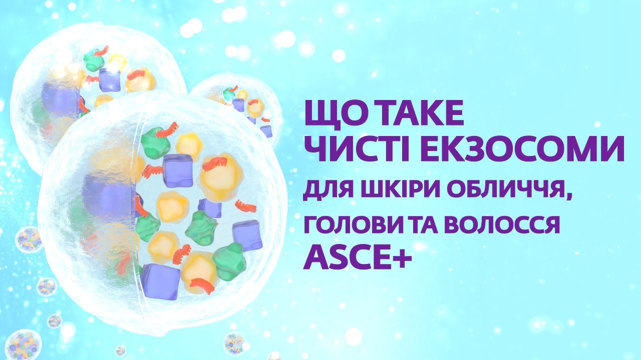 Что такое чистые экзосомы для кожи лица, головы и волос ASCE+