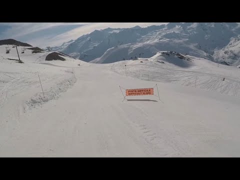 La Face de Bellevarde in Val d'Isère, Black Run