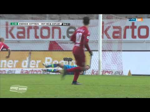 18. Spieltag: FC Energie Cottbus - FC Rot-Weiß Erfurt 2:1 | Dritte Liga 2015/2016