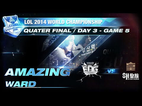 No one see ward - LoL best fail ever - SHR vs EDG Quater Final Game 5