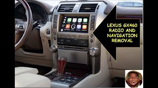 2010-2019 Lexus GX460 Radio and Navigation removal
