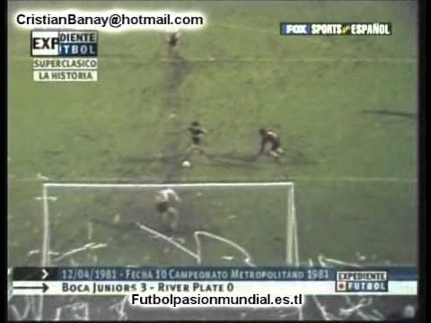 Boca 3 River 0 Metropolitano 1981 (Relato Victor Hugo Morales )