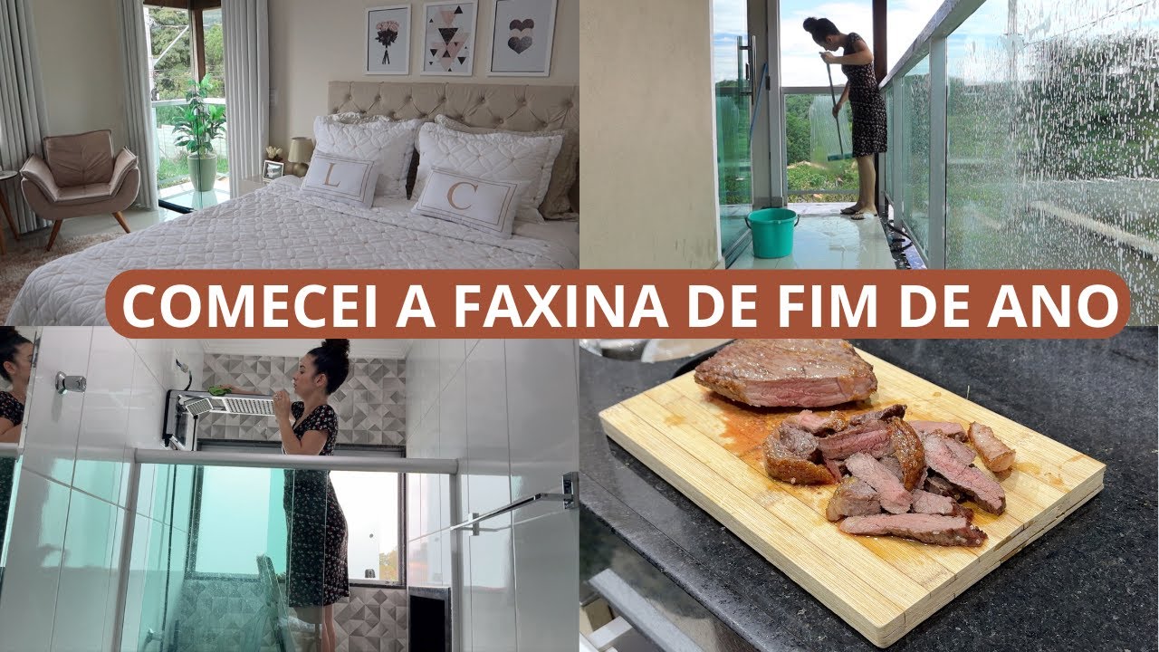 FAXINA DETALHADA, COMO LIMPO OS REJUNTES, LIMPEZA DOS VIDROS, CHURRASCO NA AIR FRYER E SHOPPING