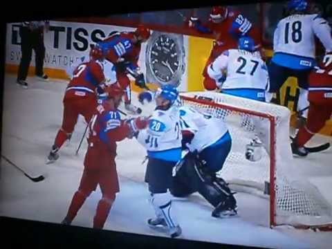 Kovalchuk vs Pesonen MM-Lätkä 2013