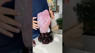 Viên Đá Thạch Anh Hồng Tự Nhiên Chất Đẹp Trang Trí Phong Thuỷ Cao Cấp 15.8kg
