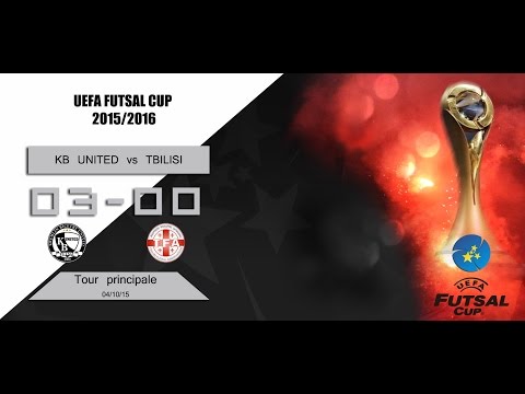 Rencontre KB United vs Tbilisi : UEFA Futsal Cup Tour principal Match 3