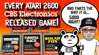 EVERY CBS Electronics Atari 2600 Released Game!